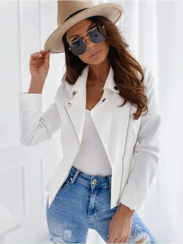 Slim Short Zipper Jacket