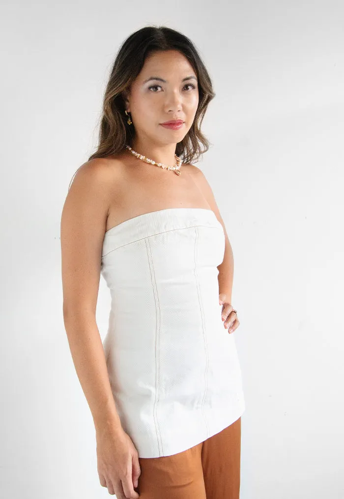 Staple the Label Calla Denim Buster Top