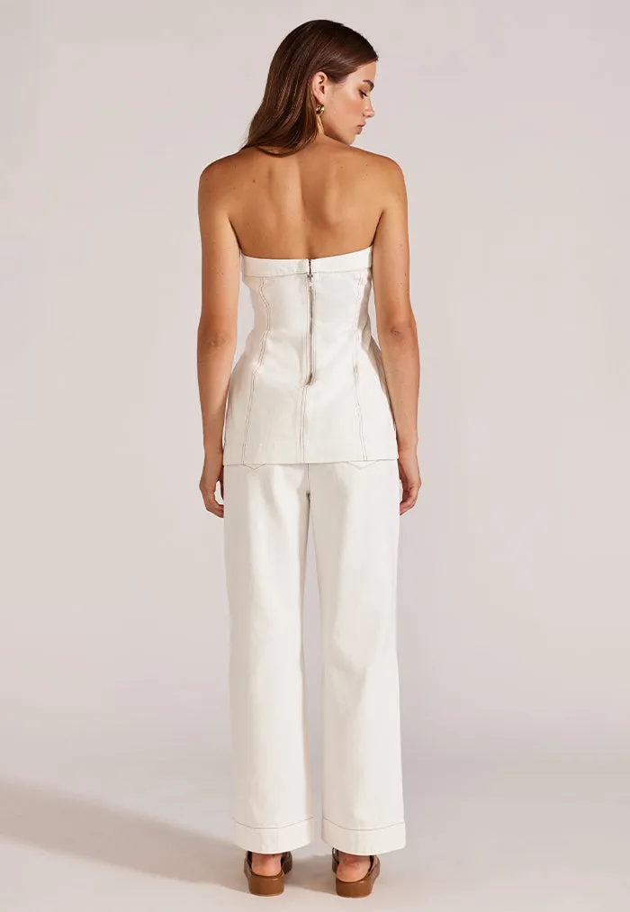 Staple the Label Calla Denim Buster Top