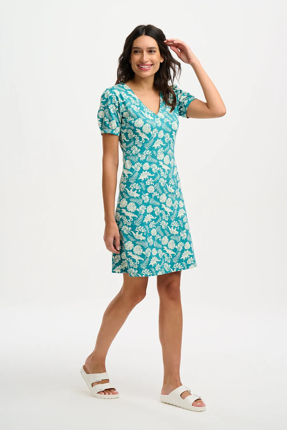 Sugarhill Annette Jersey Dress - Teal