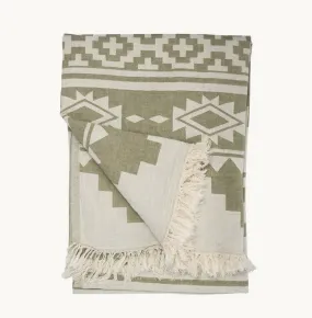Turkish Towel :  Atzi  in Moss