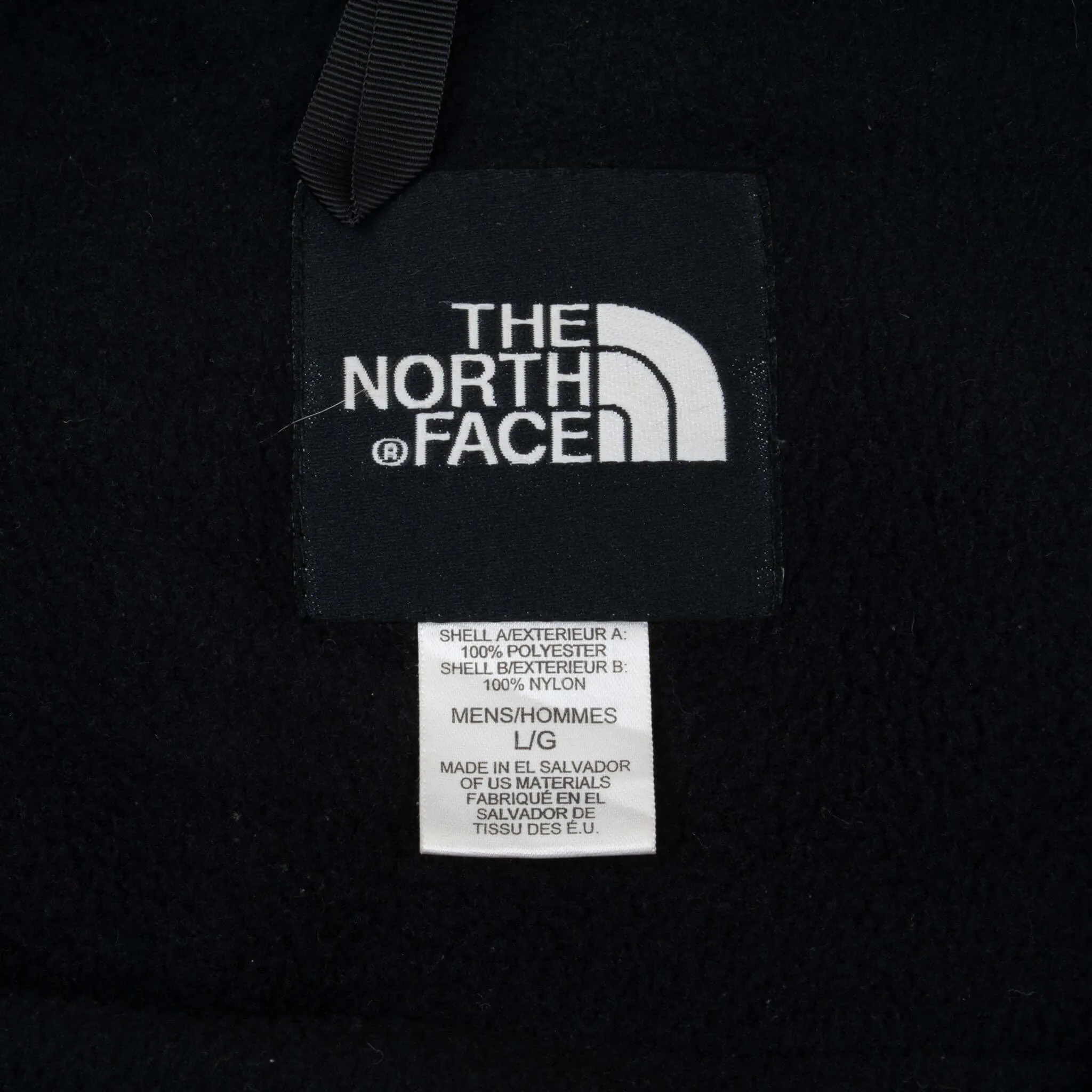 VINTAGE THE NORTH FACE POLARTEC DENALI BLACK FLEECE JACKET LARGE