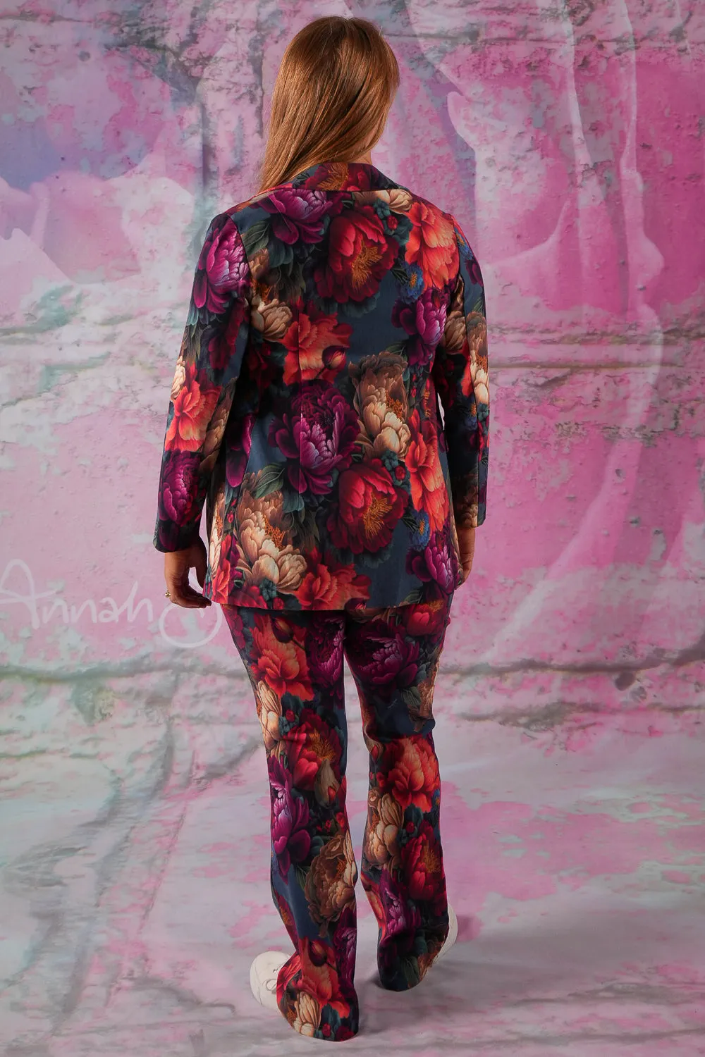 Vita Flare Pant - Peony Jewel