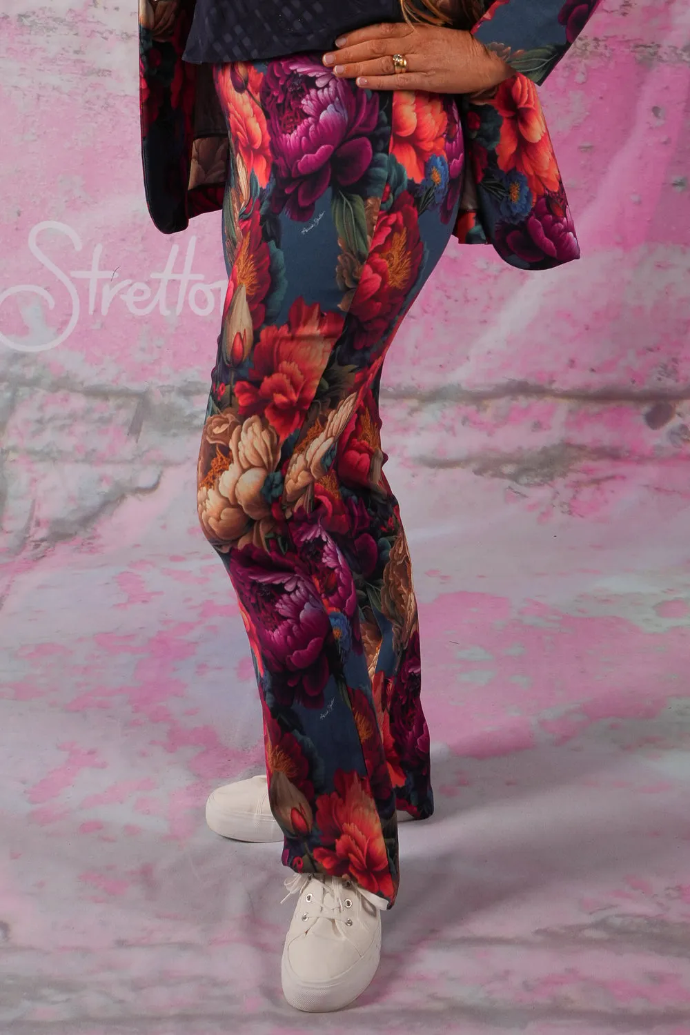 Vita Flare Pant - Peony Jewel